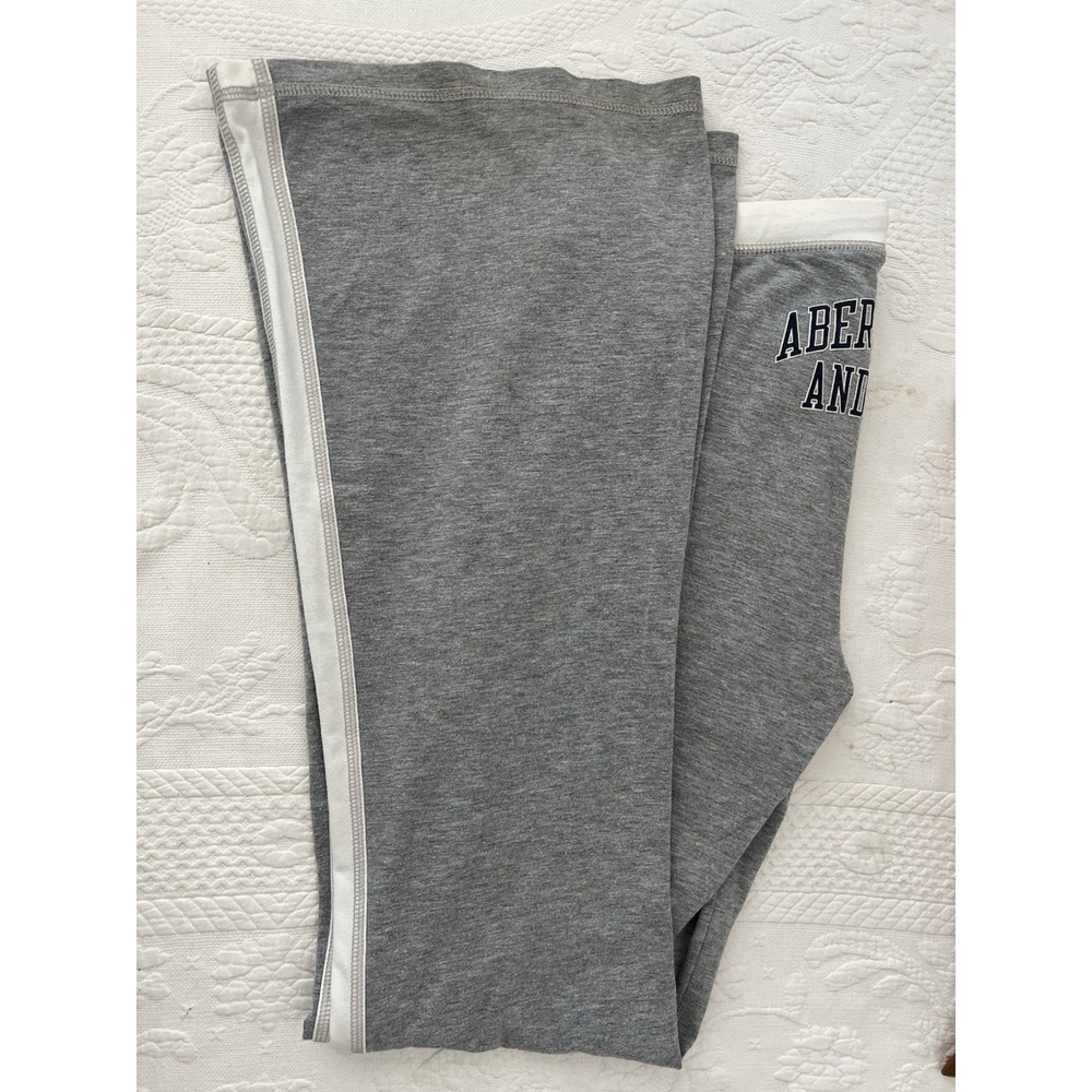 Y2K Abercrombie & Fitch Low Rise Flare Pants Women's Small Flare Athletic Sweats - Picture 9 of 16